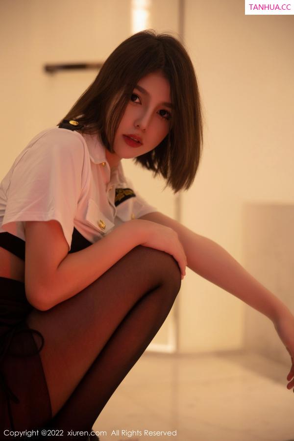   [XiuRen]高清写真图 2022.11.07 No.5815 美羊羊 黑丝美腿第36张图片